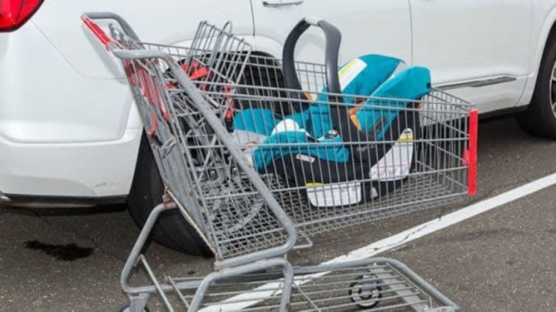 How to Put Car Seat in Shopping Cart