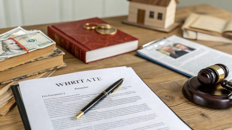 What happens to the property of the deceased