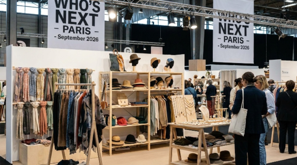 Accessories display at Who's Next Paris September 2026 edition