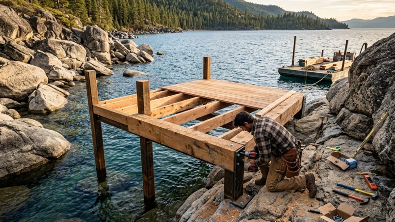 Have an uneven waterfront? Discover how professional dock builders engineer custom layouts, specialized pilings, and ramps to fit irregular shorelines.